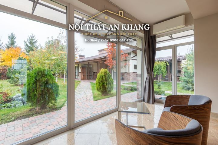 Biệt thự sân vườn có hồ bơi trong nhà (nguyên căn) – góc 9