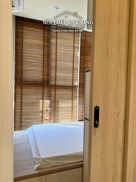 Căn hộ Japandi gỗ sồi – phòng ngủ master – góc 8