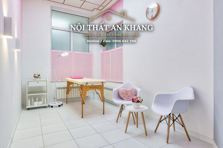 Spa tông hồng – phòng chăm sóc da – góc 3