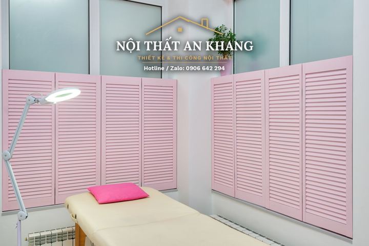 Spa tông hồng – phòng chăm sóc da – góc 7